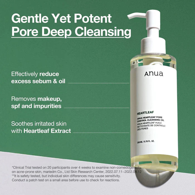 Anua · Heartleaf Pore Control Cleansing Oil 200ml