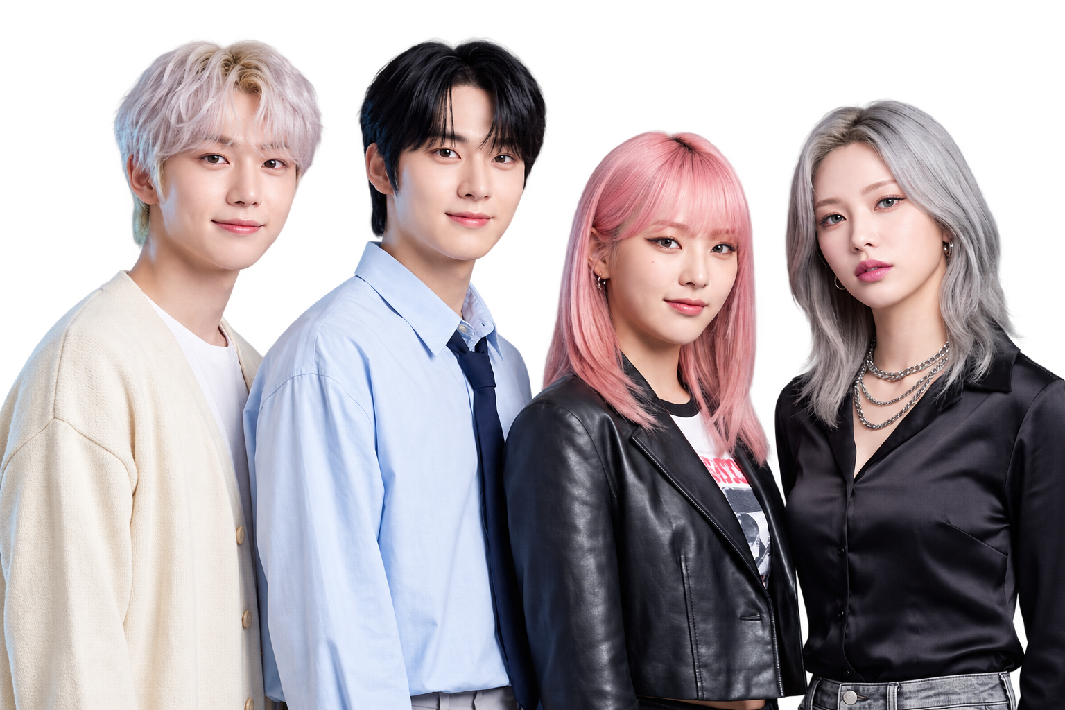 JINX: JUNO, JAE, JOWON y JIA, embajadores de MAKEUPOP