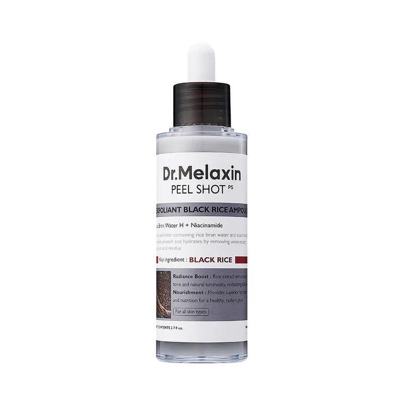Dr.Melaxin · Peel Shot Exfoliating Black Rice Ampoule 80ml