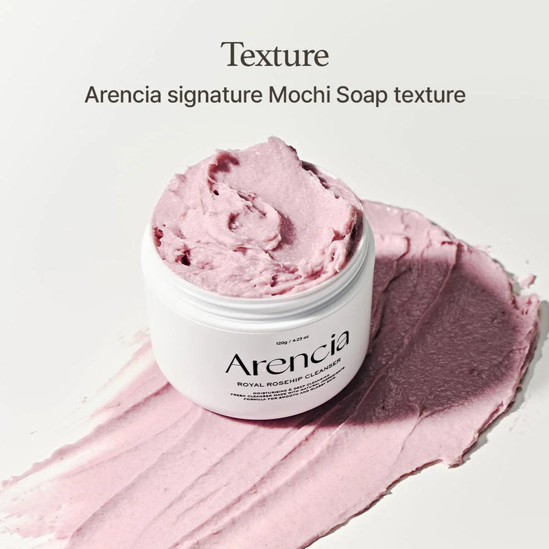 Arencia · Fresh Rosehip Rice Mochi Cleanser 120g