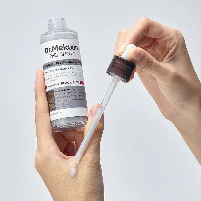 Dr.Melaxin · Peel Shot Exfoliating Black Rice Ampoule 80ml