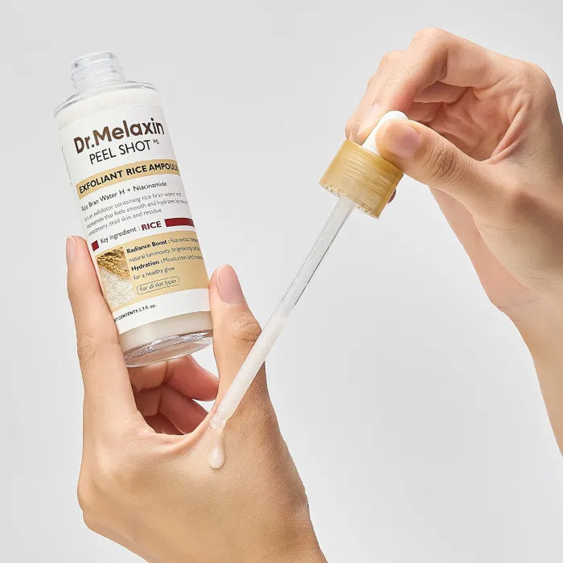Dr.Melaxin · Peel Shot Exfoliating White Rice Ampoule 80ml