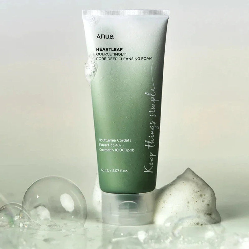 Anua · Heartleaf Quercetinol Cleansing Foam 150ml