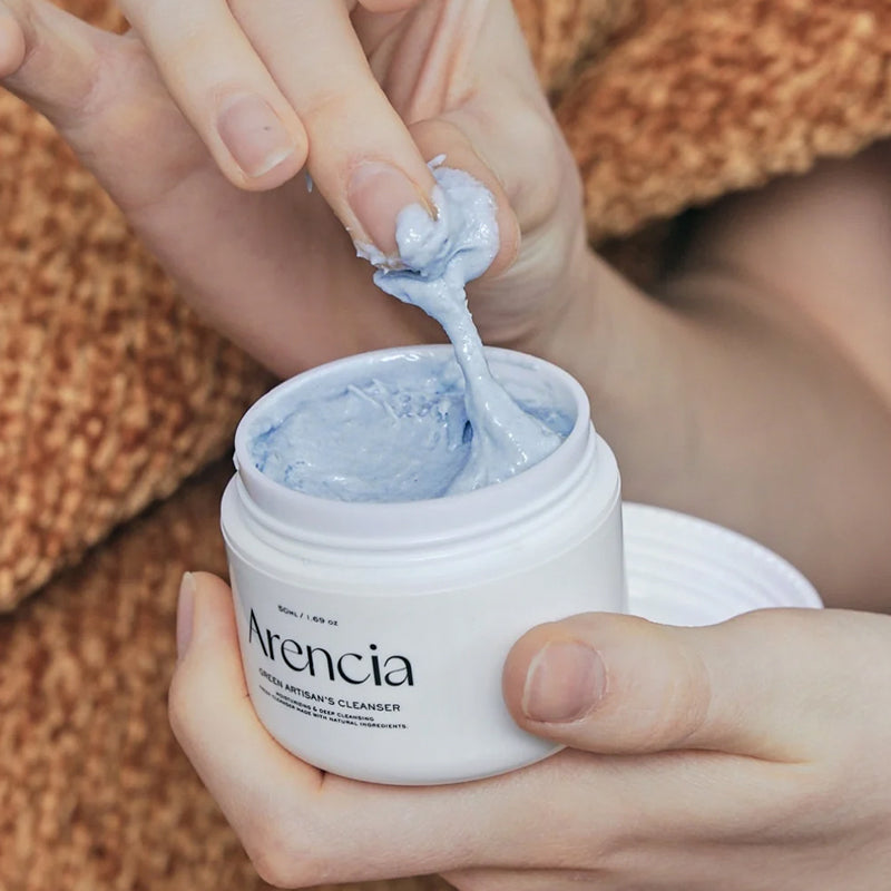Arencia · Blue Hyssop Rice Mochi Cleanser 120g
