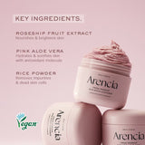 Arencia · Fresh Rosehip Rice Mochi Cleanser 120g